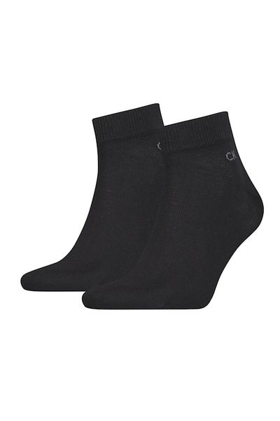 Calvin Klein , Short Sock Set - 2 Pairs, Black, Size 43-46