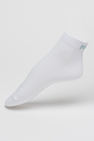 Puma Unisex short socks set with logo details - 3 pairs, Optical white, Size 35-42