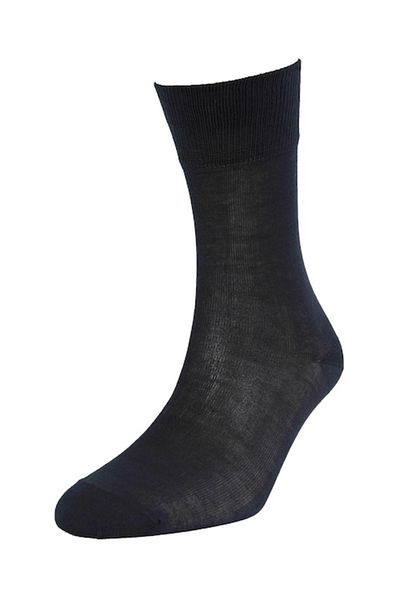 OEM Mercerized cotton socks, elegant for men, navy 41-43