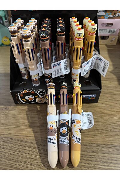 Gıpta TÜKENMEZ KALEM 8 RENK 3 ADET - BEZ ÇANTA HEDİYELİ MODEL4