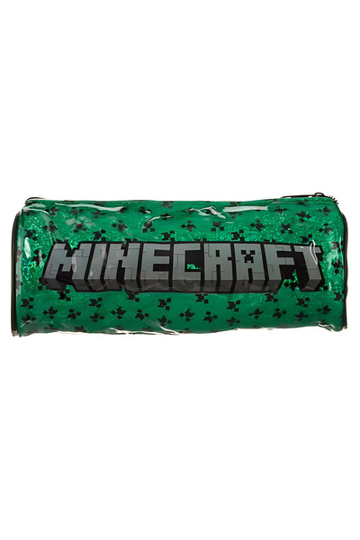 OyuncaklarÜlkesi Orijinal Lisanslı Minecraft Oval Silindir Kalem Kutusu Kalemlik Pencil Case 24 cm x 8 cm