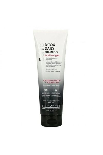 Giovanni Jovani Volcano Ash Charcoal Revitalizing Shampoo 250ml