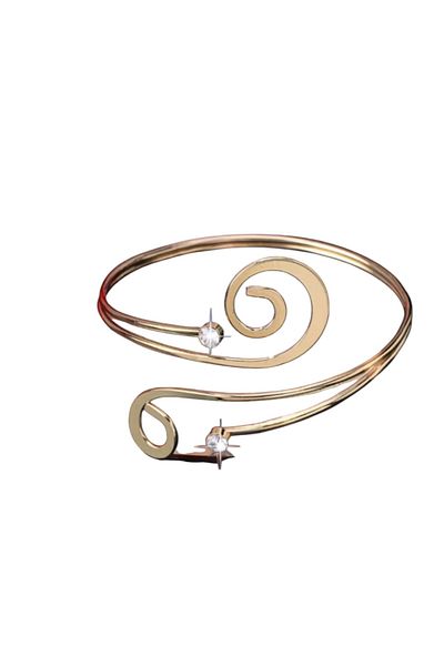 Sevilgülgünfinecrafts Zircon Stone Top Arm Pazu Bracelet Handcuff