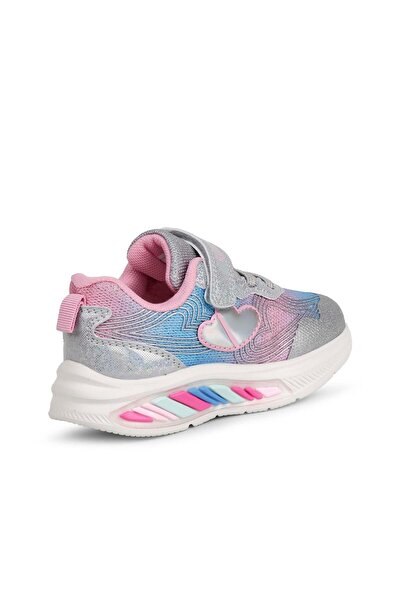 BUCKHEAD Buck3042-004 Nina Girls' Lighted Sneakers Gray