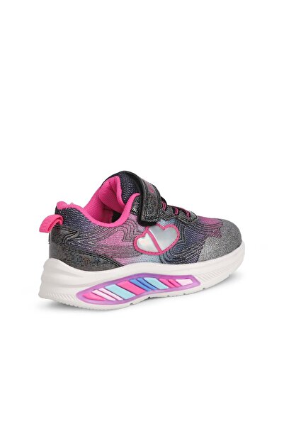 BUCKHEAD Buck3042-001 Nina Girls' Lighted Sneakers Black