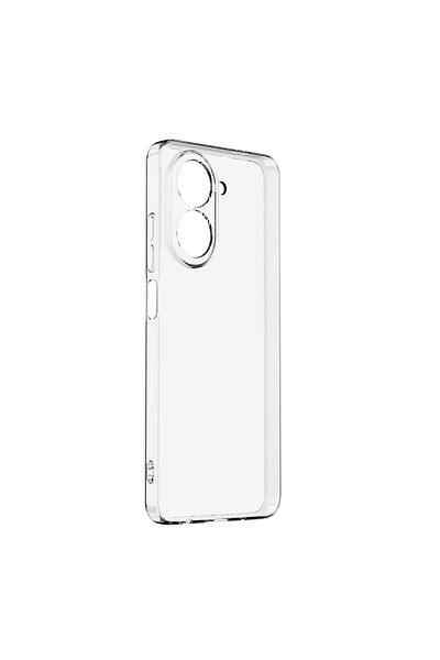 Fer10Tech Redmi A5 4g Case Zore Super Silicone Cover - Transparent