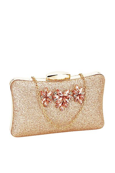 SOFILINE Rose gold clutch with brooch BYH814 05