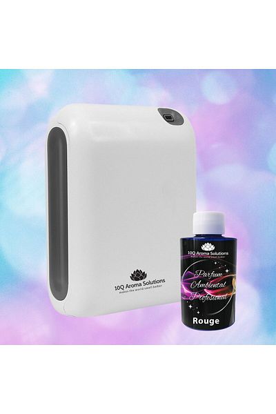 10Q Aroma Solutions Promo Pack: Aparat Profesional de Parfumare 10Q AromaLux Future 400 B3 + 100gr Rouge