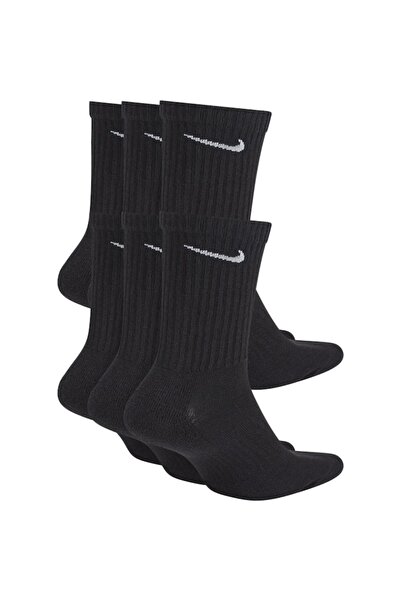 Nike Everyday Cushioned Training Crew - 6-pack socks, Black, EU 42-46