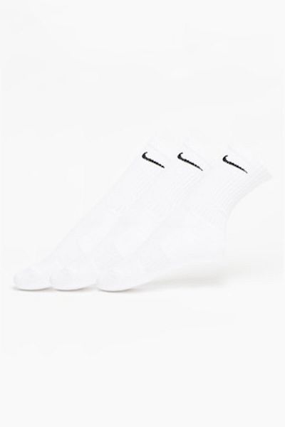 Nike , Set of unisex socks with Dri-Fit for Everyday Cushion training - 3 pairs, White/Black, L