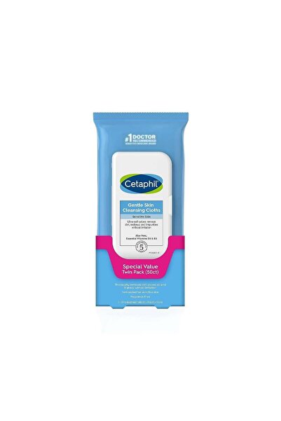 Cetaphil مناديل تنظيف لبشرة الطيفة عديم رائحة 25قطع سيتافيل