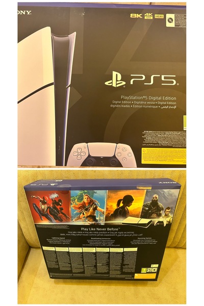 Morena PS 5 Slim Digital Edition 1TB Türkiye Cihazı