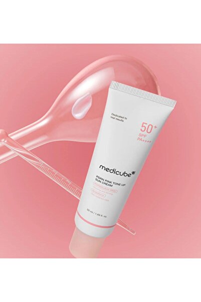 Medicube PDRN Pink Tone Up Sun Cream SPF50+ PA++++(50 ml+20ml)(UÇANFİL)