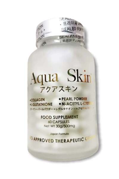 Aqua كبسولة جلدية مكمل غذائي الكولاجين الجلوتاثيون