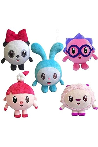 OEM Set Plush Toys BabyRiki - 5 Figures: Pandi, Ariciul, Topa, Grohi, Milu, R...