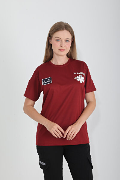 Ekg Medikal Paramedik Sıfır Yaka Comfort T-shirt (Fileli-Unisex)