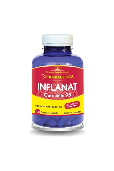 herbagetica Inflanat Curcumin95, 120 capsule,