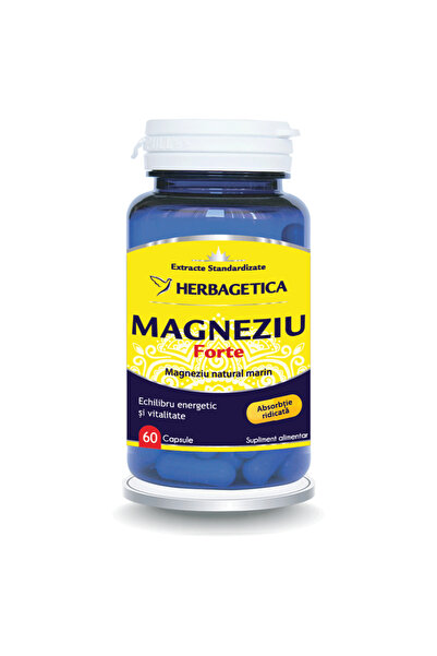 herbagetica Magneziu Forte, 60 capsule,