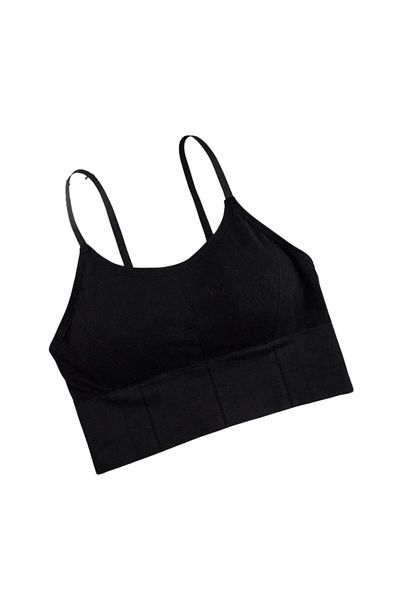 Mixbo Mixbo women's sports bra, Push Up, black, L/XL
