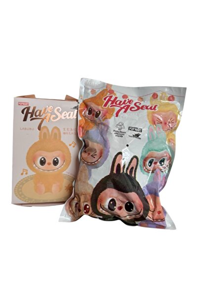 OEM Plic Surpriza Labubu Misterybox – Have a Seat The Monsters, Seria 2 + Set Plastilina inteligenta,