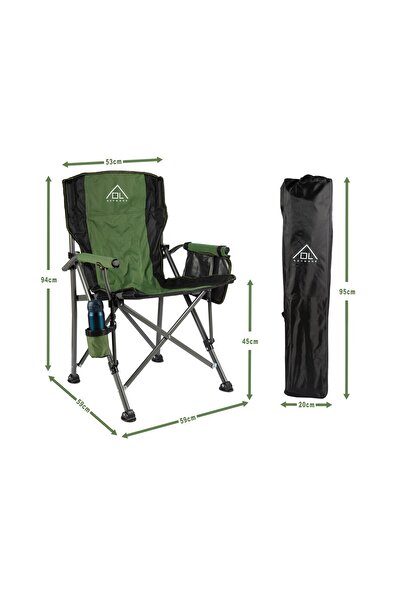 ol outdoor Mammoth Katlanır Kamp Sandalyesi - Haki