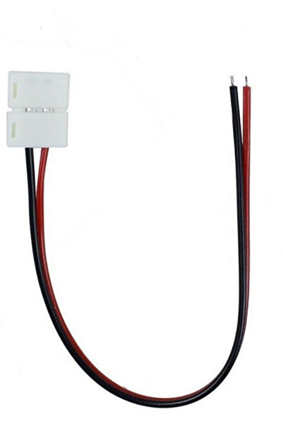 DEMİRLED Şerit Led Birleştirme Aparatı Kablolu 2’li Tek yönlü (5 Adet)