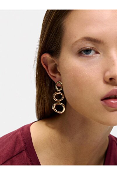 PARFOIS Halkalı Uzun Küpe