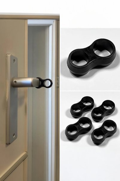 TEK Silicone Door Handle Stopper 4 Pack – Stop Wall Cracks and Noise