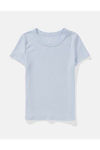 AMERICAN EAGLE AE Waffle Hey Baby Tee