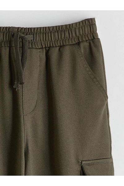 LC Waikiki Boys' Cargo Jogger Pants with Elastic Waist (W5)