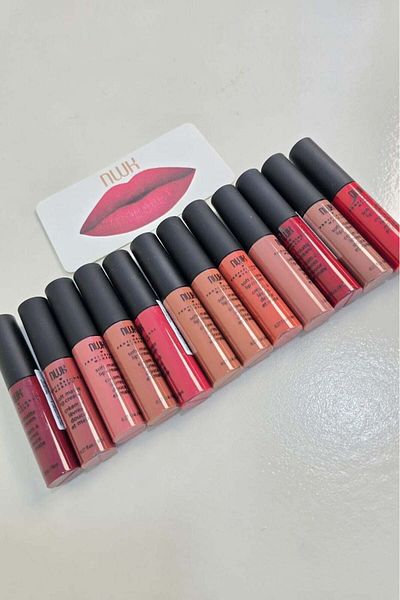 NWK Liquid Lipstick with Creamy Texture, Waterproof, 24-Hour Long-Lasting