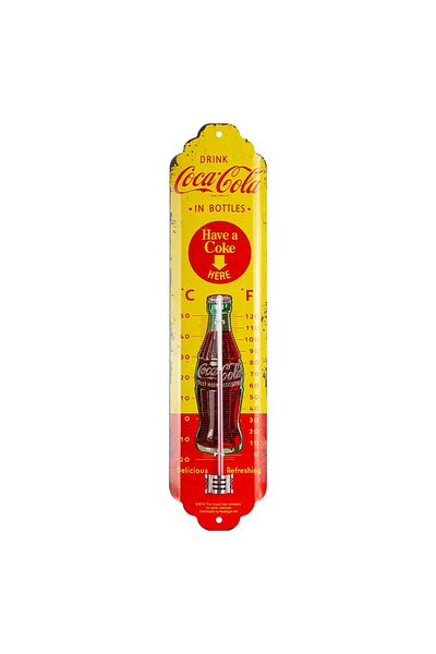 Nostalgic Art Termometru analogic Nostalgic-Art Coca-Cola - în sticle galbene