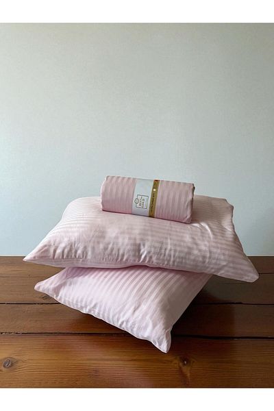 BESTİNA GOLD Cotton Satin Fitted Sheet Set