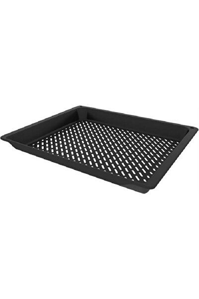 Bosch Airfry Tepsi Ankastre Fırın uyumlu Delikli Emaye Tepsi, 34 x 455 x 375 mm