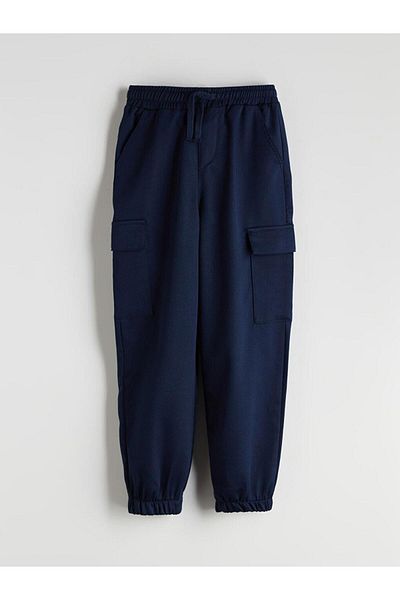 LC Waikiki Boys' Cargo Jogger Pants with Elastic Waist (W5)