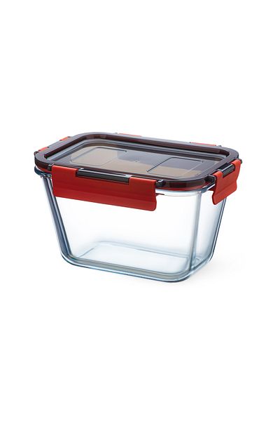 Simax Deep Glass Storage Container – 1.35 Lt, Oven Safe