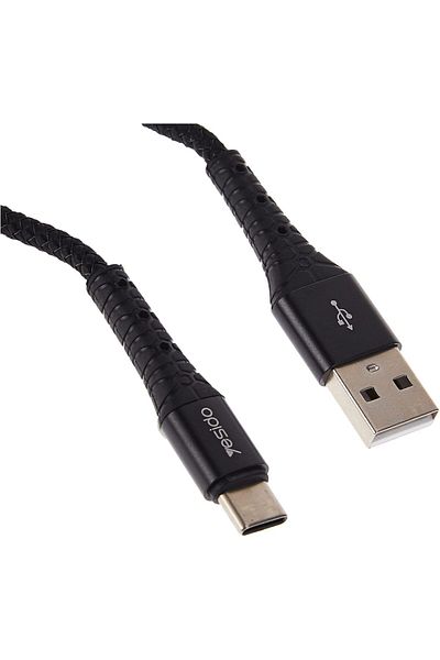 Yesido Yesido 2m USB to Type-C Cable - Black