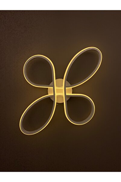 Zeya Lighting Yüksek Aydınlatmalı YONCA Model Siyah Rengi Tavana Yapışık Plofonyer Modern 3 Renk Led