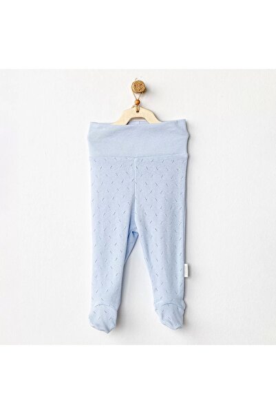 Budi Jacquard Booties Baby Pants Blue