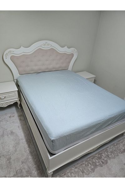 Online Masall AVM Ranforce Fitted Sheet Cotton 160X200 Double