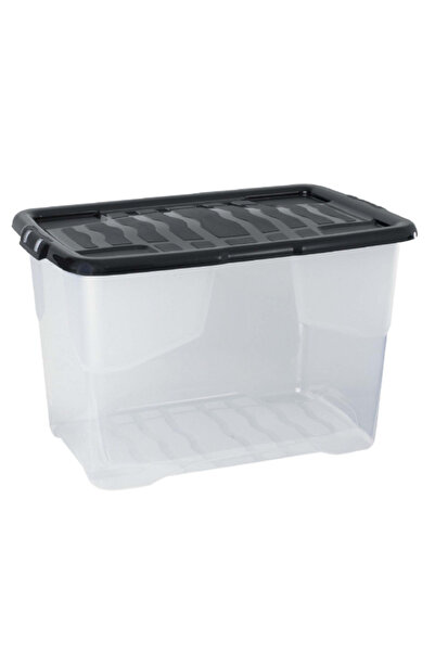 Strata Curve Stackable Storage Box with Lid 65 Liter