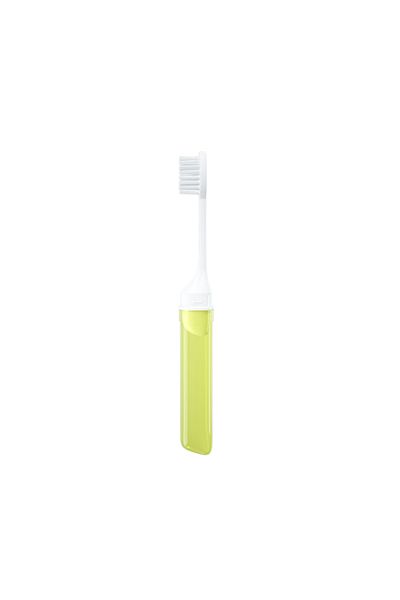 Choice3 1pcs Yellow Mini Travel Toothbrush Foldable Portable Small Dental Brush Folding Traveling Adult Toot