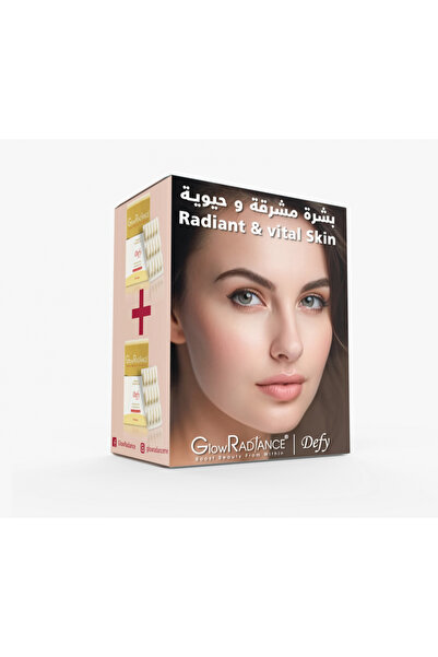 GLOW RADIANCE لبشرة مشرقة وحيوية - 60+60 قرصًا، عبوة العرض