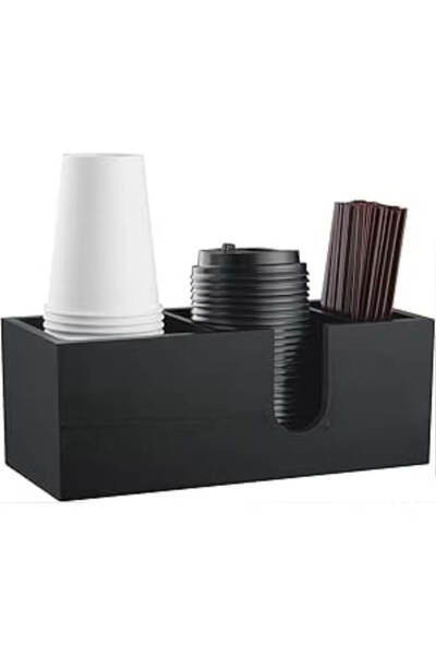 3D Brothers حامل أكواب القهوة للطاولة والمنظم - منظم لمحطة القهوة لأغطية الأك...