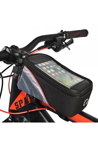 byox Bicycle bag with phone holder Black