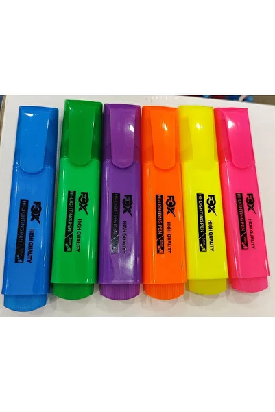 ada çanta kırtasiye Set of 6 Highlighter Pens Ad70630