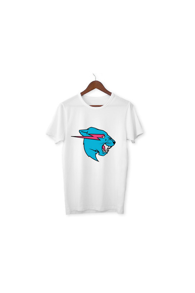 ALPŞAN TİCARET السيد. تي شيرت أبيض للكبار من Beast Kids للجنسين السيد. تي شير...