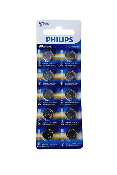 Philips Alkaline Pil 1.5V (Lr44 / Lr1154) 10 Lu