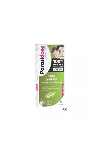 GİLBERT Lotiune Tratament Paduchi si Lindini Parasidose Expres + Casca, 200 ml,
