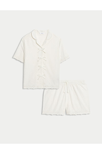 Marks & Spencer %100 Pamuklu Desenli Çocuk Pijama Takımı (1–16 Yaş)